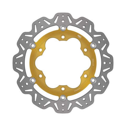 EBC 96-01 Triumph Hinckley Adventurer Front Left Vee Floating Gold Rotor