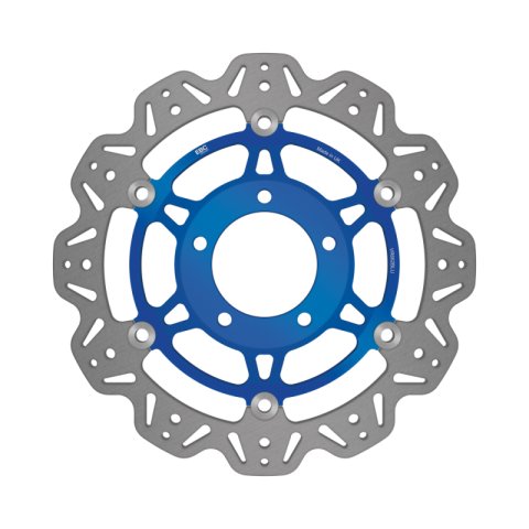EBC 03-04 Triumph Hinckley Daytona 600 Front Left/Right Vee Floating Blue Rotor