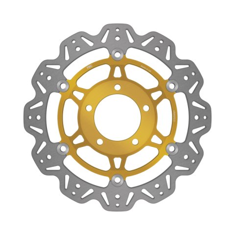 EBC 03-04 Triumph Hinckley Daytona 600 Front Left/Right Vee Floating Gold Rotor