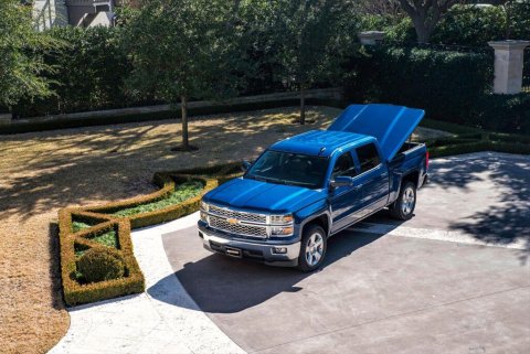 UnderCover 14-18 Chevy Silverado 1500 (19 Legacy) 6.5ft Elite LX Bed Cover - Black