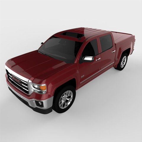 UnderCover 14-15 GMC Sierra 1500 5.8ft Lux Bed Cover - Sonoma Jewel Red