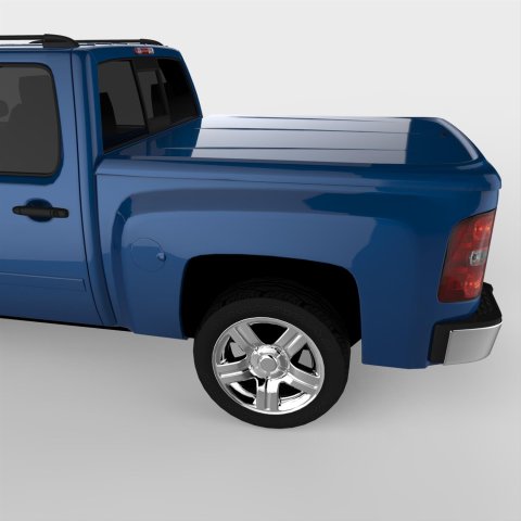UnderCover 15-18 GMC Sierra 1500 (19 Limited) 5.8ft Lux Bed Cover - Deep Ocean Blue