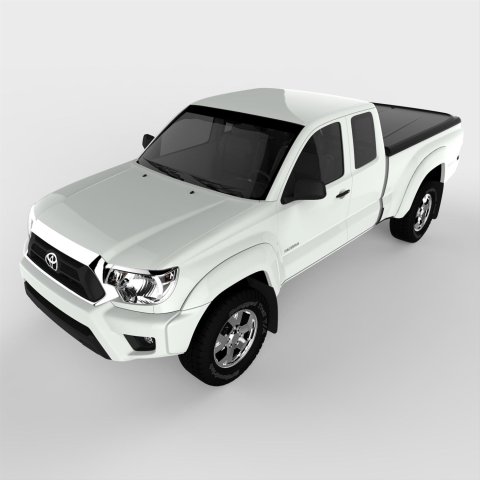 UnderCover 05-15 Toyota Tacoma 6ft SE Bed Cover - Black Textured (Req Factory Deck Rails)