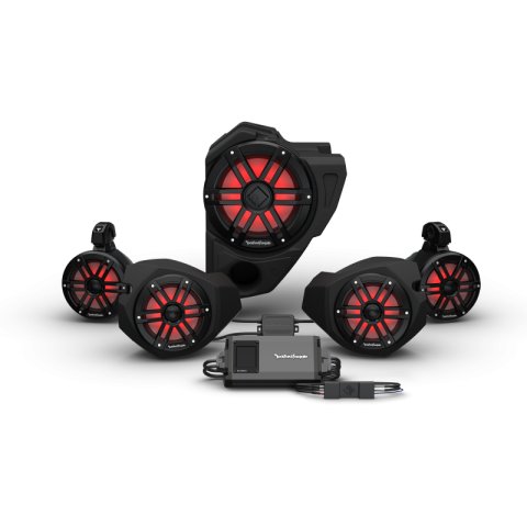 Rockford Fosgate 14+ RZR Stage-4 Audio System For Ride Command (Gen-3)