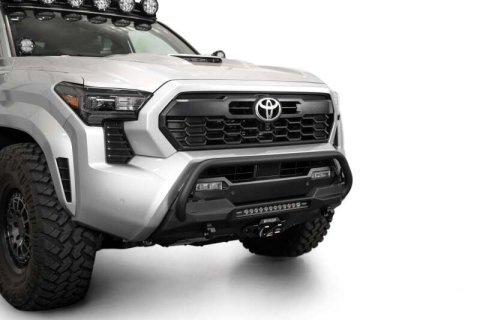Addictive Desert Designs2024+ Toyota Tacoma Stealth Center Mount Winch Front Bumper w/ Top Hoop
