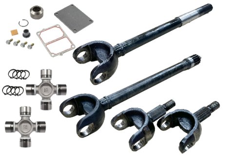 Revolution Gear & Axle 2018+ Jeep Wrangler JL & JT Chromoly Discovery Series Front Axle Kit w/FAD