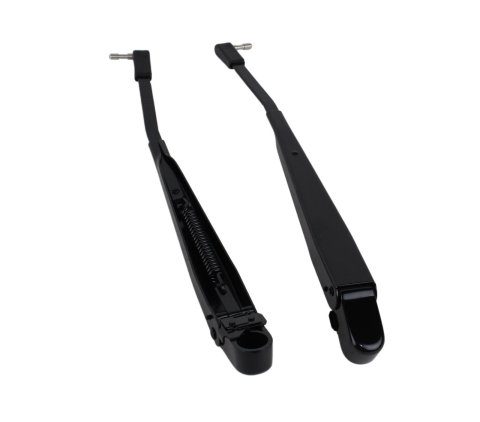 Kentrol 97-06 Jeep Wrangler YJ Windshield Wiper Arms Pair - Powdercoat Black