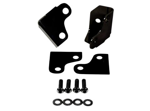 Kentrol 07-18 Jeep Wrangler JK Windshield Light Mount - Powdercoat Black
