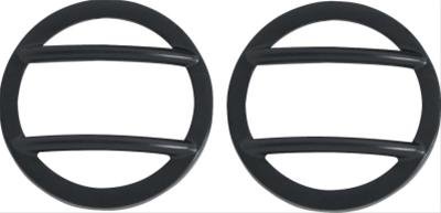 Kentrol 07-18 Jeep Wrangler JK Side Marker Covers Pair - Powdercoat Black