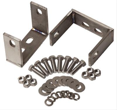 Kentrol 87-95 Jeep Wrangler YJ Rear Bumper Brackets Pair - Polished Silver