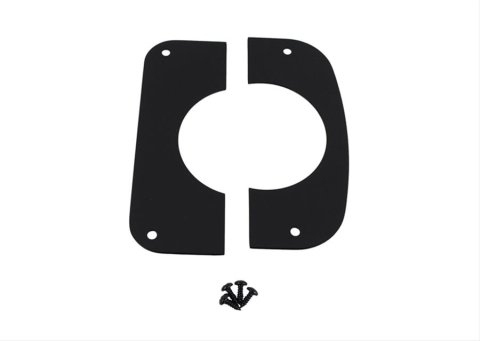 Kentrol 76-86 Jeep CJ Column Cover - Powdercoat Black