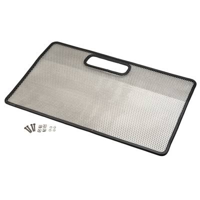 Kentrol 1997 Jeep Wrangler TJ Bug Shield - Polished Silver