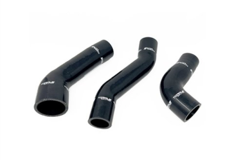Torque Solution 13-17 Hyundai Veloster 1.6L Turbo Silicone Boost Hose Kit - Black