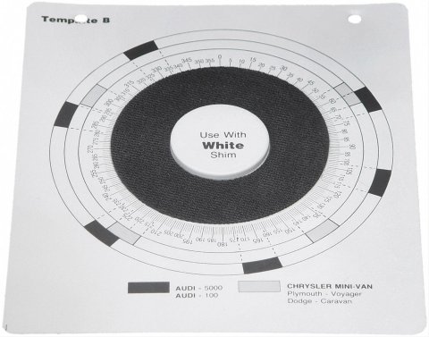 MOOG Indexing Plastic Templates B - Chrysler Mini Van / Audi Service Tool