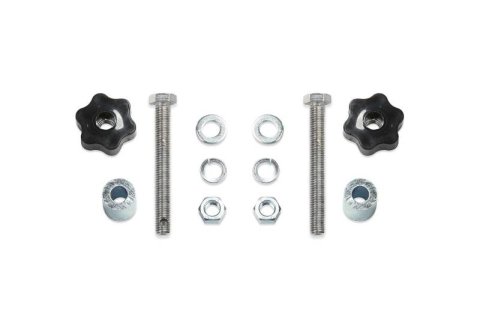 Fabtech 20-21 Jeep Gladiator 4WD Cargo Rack Hi-Lift Jack Mount Kit