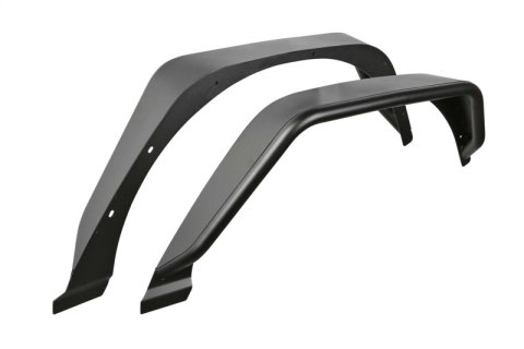 Fabtech 18-21 Jeep JL 4WD Rear Steel Tube Fenders - Textured Black