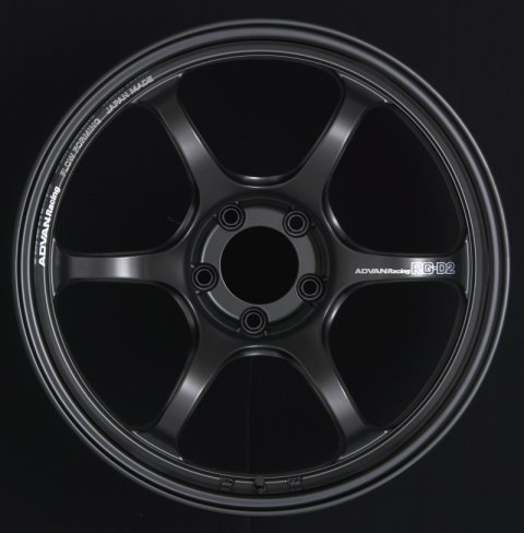 Advan RG-D2 17x9.0 +35 5x114.3 Semi Gloss Black Wheel