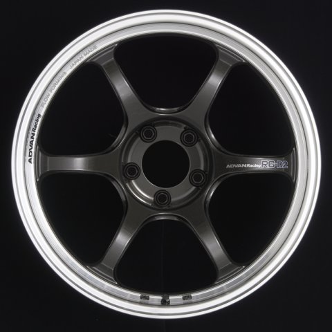 Advan RG-D2 18x8.5 +45 5x100 Machining and Black Gunmetallic Wheel