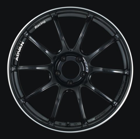 Advan RZII 19x10.0 +25 5x114.3 Racing Gloss Black Wheel