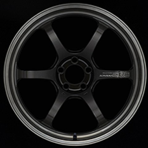 Advan R6 20x10.5 +24mm 5x114.3 Machining and Black Coating Graphite Wheel