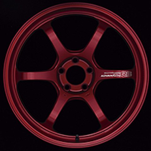 Advan R6 20x10.5 +34mm 5x120 Racing Candy Red Wheel