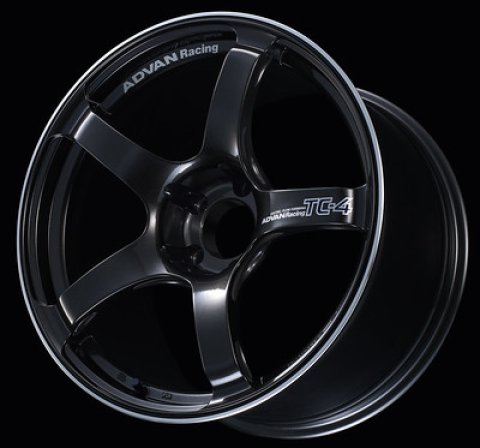 Advan TC4 17x7.5 +48 5x112 Black Gunmetallic and Ring Wheel