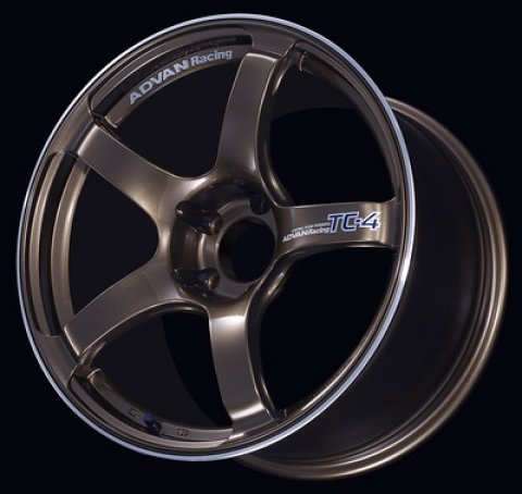 Advan TC4 15x5.5 +45 4x100 Umber Bronze Metallic and Ring Wheel