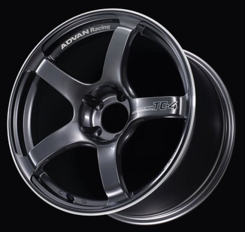 Advan TC4 15x6.5 +40 4x100 Racing Gunmetallic and Ring Wheel