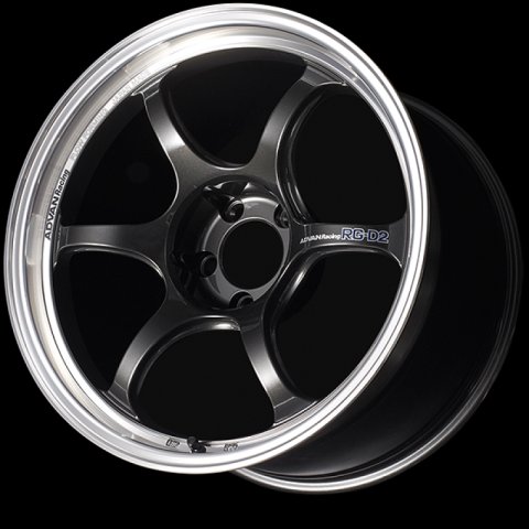 Advan RG-D2 18x9.5 +40mm 5x100 Machining and Black Gun Metallic Wheel