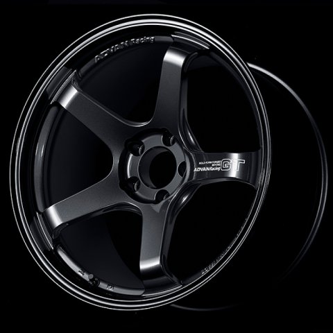 Advan GT Beyond 19x8.5 +45 5x112 Racing Titanium Black Wheel
