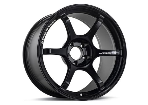 Advan RG-4 18x7.5 +50 5x100 Semi Gloss Black Wheel