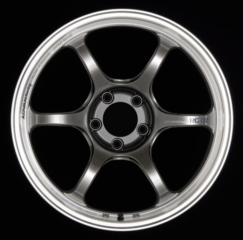 Advan RG-D2 18x9.5 +40mm 5x100 Machining and Racing Hyper Black Wheel