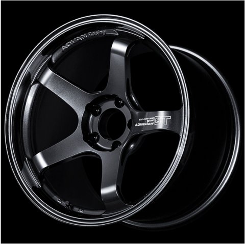 Advan RG-D2 17x9.0 +45 5x114.3 Machining and Black Gunmetallic Wheel