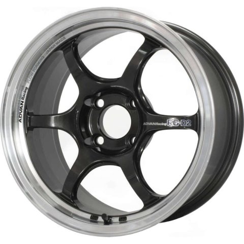 Advan RG-D2 15X8.0 / +35 / 4x100 / Machining and Black Gunmetallic