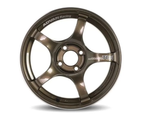 Advan TC4 15x8 +38 4x100 Umber Bronze Metallic And Ring *Min Order Qty of 20*