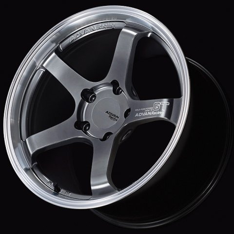 Advan GT 19 x 9.0/ Offset+40/ Center Lock-Machining & Hyper Platinum Black