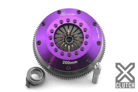 XClutch 89-94 Mazda 323 1.8L 8in Twin Solid Ceramic Clutch Kit