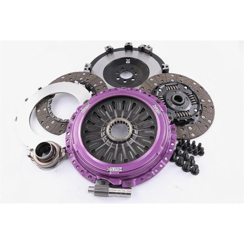 XClutch 07-17 Mitsubishi Lancer EVO X 2.0L 9in Twin Solid Organic Clutch Kit