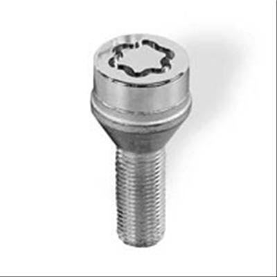 McGard Wheel Lock Bolt Set - 4pk. (Cone Seat) M12X1.5 / 21mm Hex / 18.2mm Shank Length - Chrome