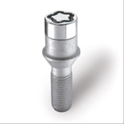 McGard Wheel Lock Bolt Set - 4pk. (Tuner / Cone Seat) M14X1.5 / 17mm Hex / 28.6mm Shank L. - Chrome