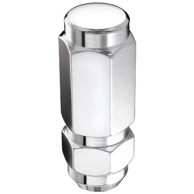 McGard Hex Lug Nut (Cone Seat / Duplex) 1/2-20 / 7/8 Hex / 2.5in. Length (8-Pack) - Chrome