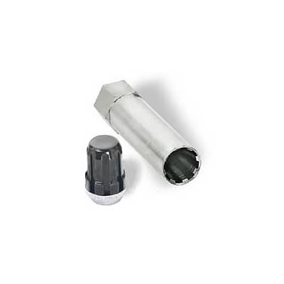 McGard SplineDrive Lug Nut (Cone Seat) M12X1.5 / 1.24in. Length (Box of 50) - Black (Req. Tool)
