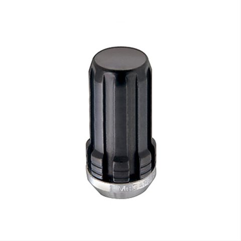 McGard SplineDrive Lug Nut (Cone Seat) M14X1.5 / 1.935in. Length (Box of 50) - Black (Req. Tool)