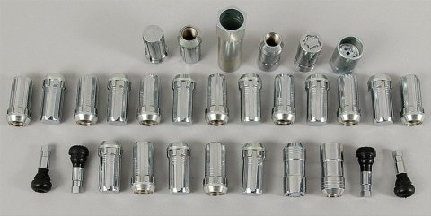 McGard SplineDrive Tuner 6 Lug Install Kit w/Locks & Tool (Cone) M14X1.5 / 1in. Hex - Chrome