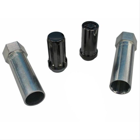 McGard SplineDrive Tuner 6 Lug Install Kit w/Locks & Tool (Cone) M14X1.5 / 1in. Hex - Blk