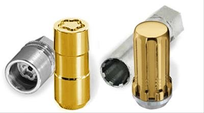 McGard SplineDrive Tuner 6 Lug Install Kit w/Locks & Tool (Cone) M14X1.5 / 1in. Hex - Gold