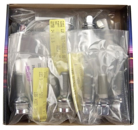 McGard 5 Lug Hex Install Kit w/Locks (Radius Seat Bolt) M14X1.5 / 17mm Hex / 27.5mm Shank L - Chrome