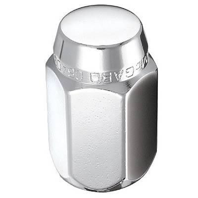 McGard Hex Lug Nut (Cone Seat) 1/2-20 / 13/16 Hex / 1.5in. Length (Box of 100) - Chrome