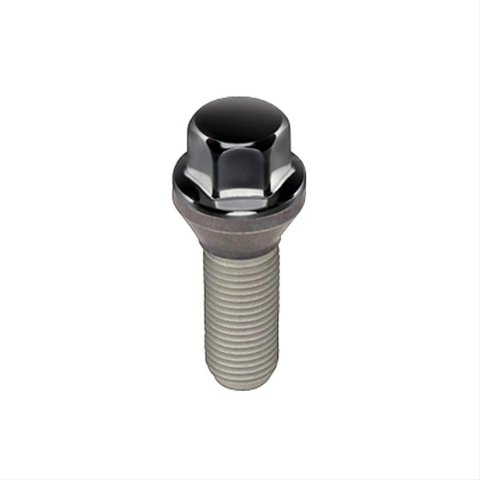 McGard Hex Lug Bolt (Cone Seat) M14X1.5 / 17mm Hex / 28.0mm Shank Length (Box of 50) - Black