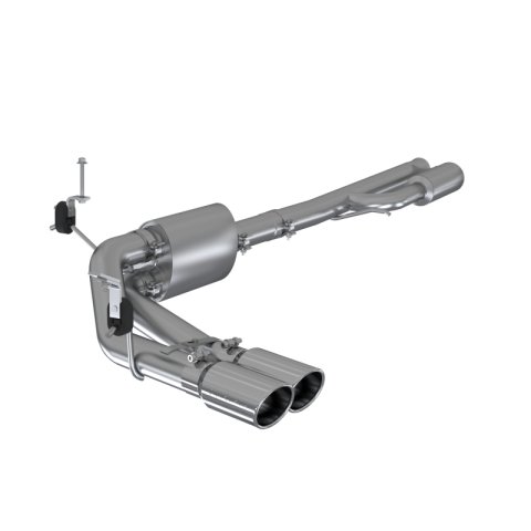 MBRP 2019+ Chevrolet Silverado 1500 4.5L/5.3L Pre-Axle Dual Side Exit w/ 4in OD Tip - AL